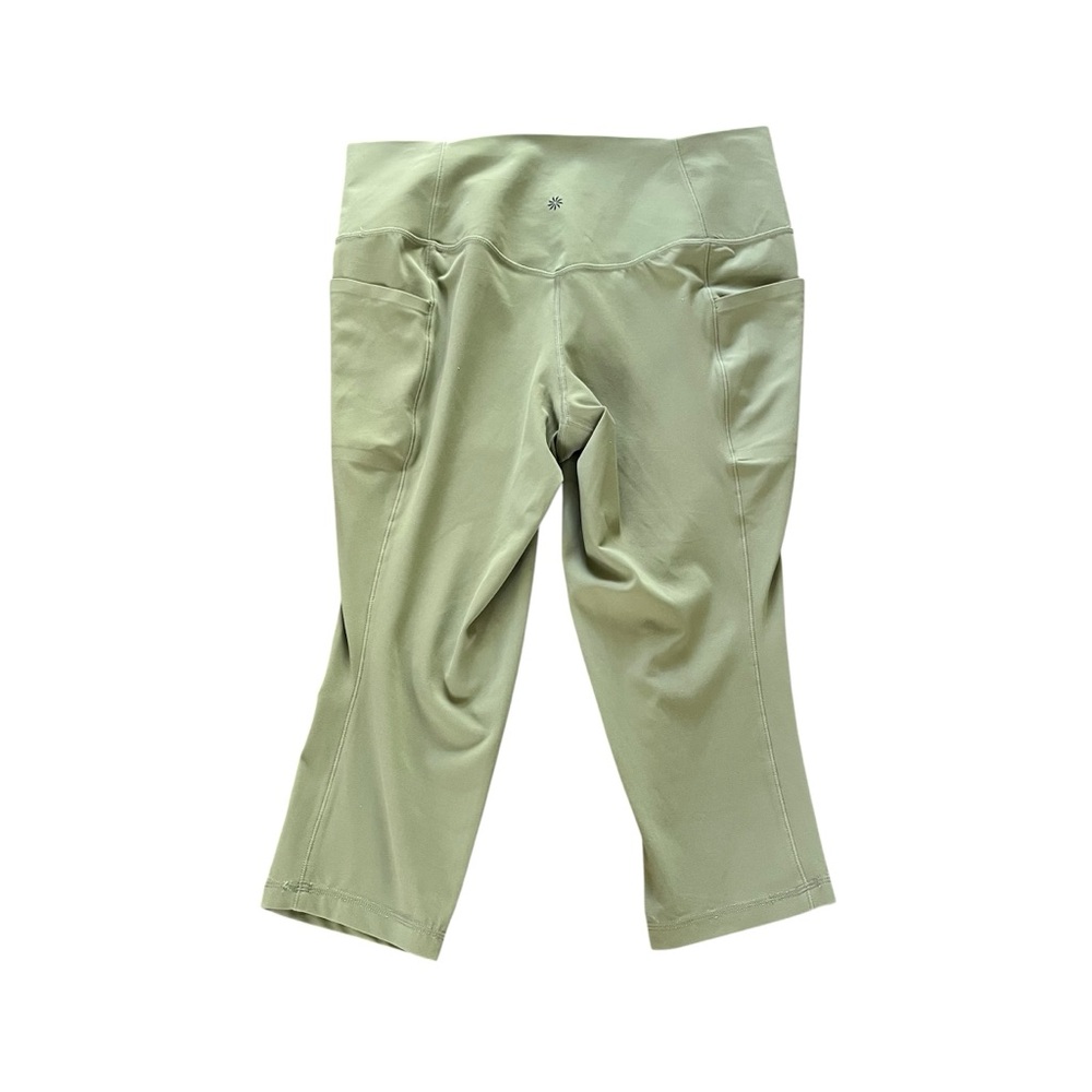 Athleta Salutation Stash Pocket II Capri Leggings XL NWT Green - Picture 5 of 10